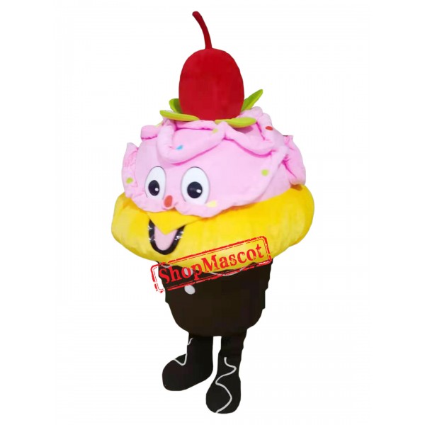 Pink Birthday Cake Mascot Costume