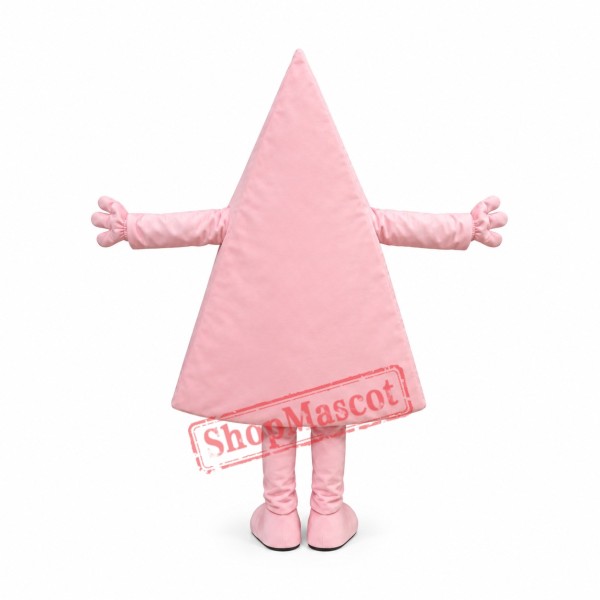 Pink Pizza Mascot Costume Pink Pizza Mascot Costume