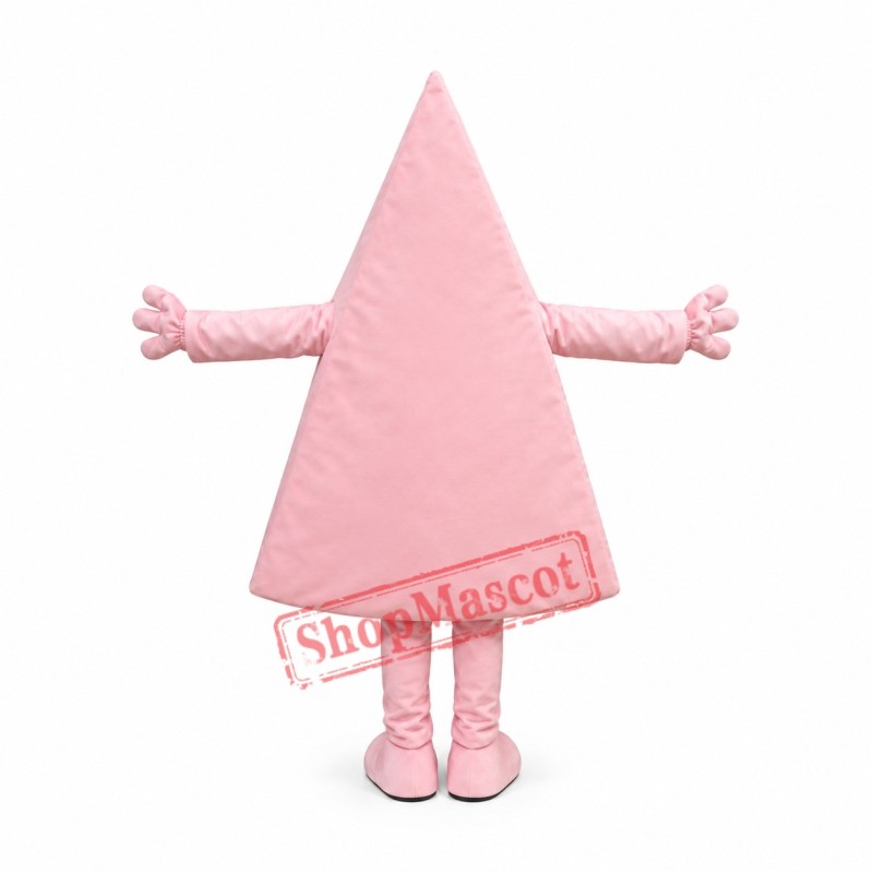 Pink Pizza Mascot Costume Pink Pizza Mascot Costume