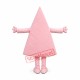Pink Pizza Mascot Costume Pink Pizza Mascot Costume