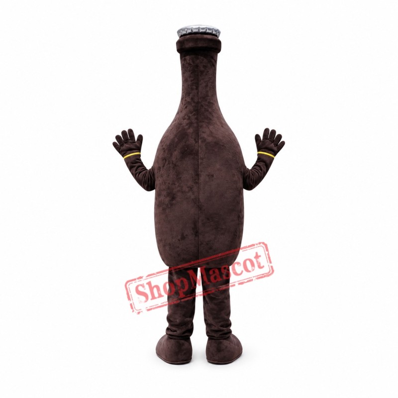 Superb Beer Bottle Mascot Costume Superb Beer Bottle Mascot Costume