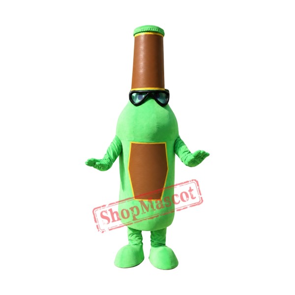 Green Bottle Mascot Costume