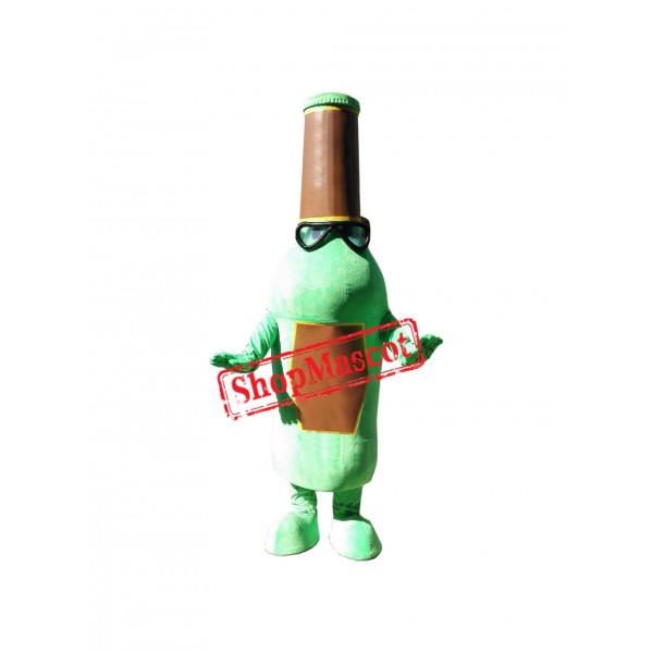 Green Bottle Mascot Costume