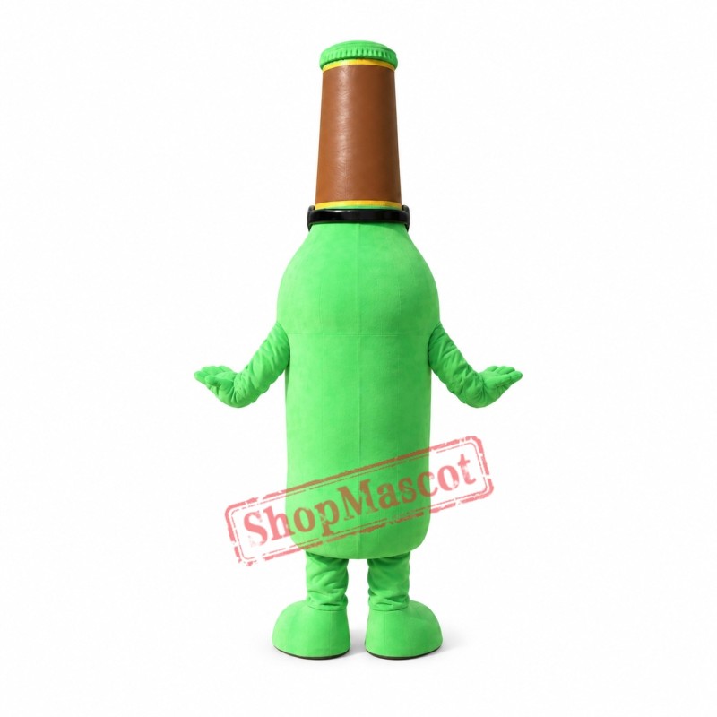 Green Bottle Mascot Costume