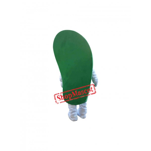 Green Slipper Mascot Costume