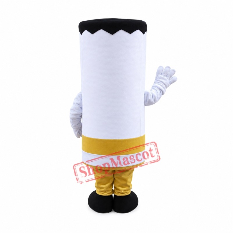 Superb No smoking Cigarette Mascot Costume Superb No smoking Cigarette Mascot Costume