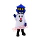 Superb Blue Lighthouse Mascot Costume Superb Blue Lighthouse Mascot Costume