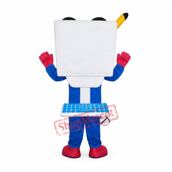 Superb Laptop Mascot Costume