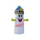 Superb White Lighthouse Mascot Costume