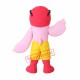 Superb Salmon Mascot Costume Superb Salmon Mascot Costume