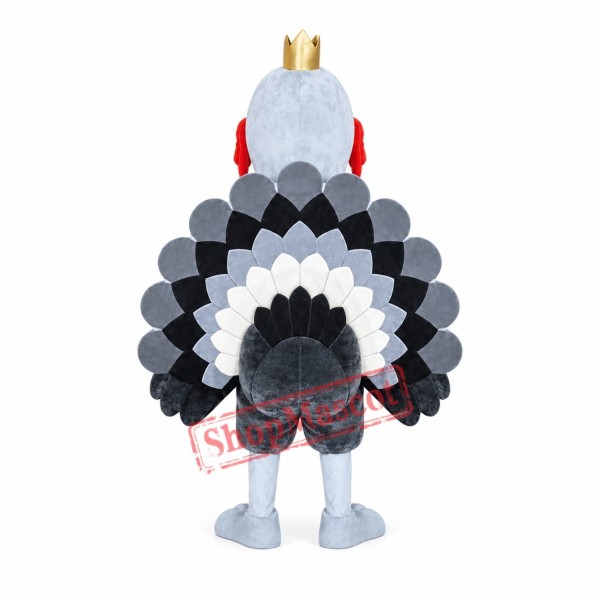 Superb Turkey Mascot Costume Superb Turkey Mascot Costume