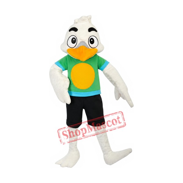Funny White Bird Mascot Costume Funny White Bird Mascot Costume