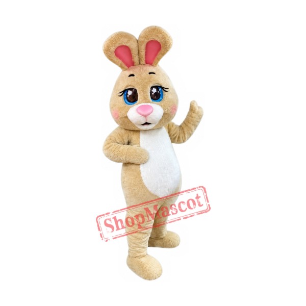 Beautiful Brown Rabbit Mascot Costume
