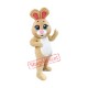 Beautiful Brown Rabbit Mascot Costume Beautiful Brown Rabbit Mascot Costume