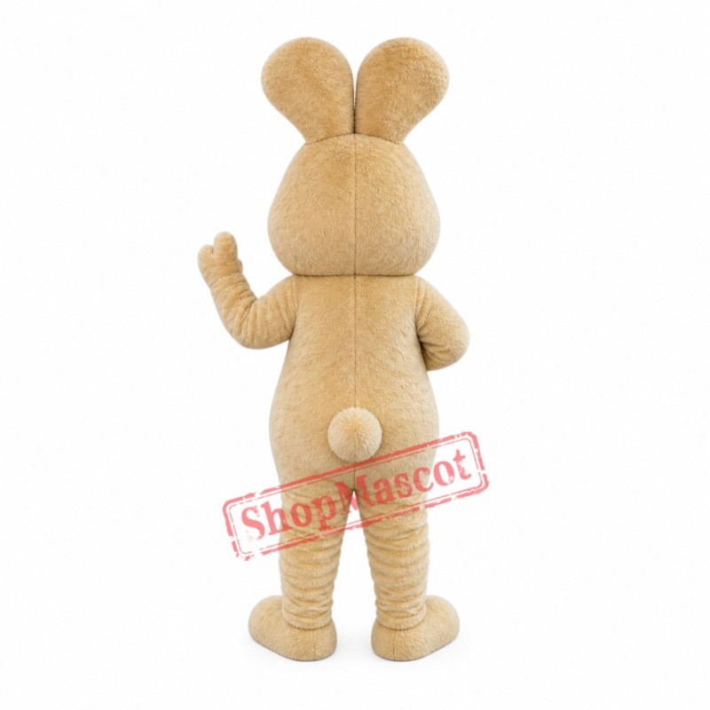 Beautiful Brown Rabbit Mascot Costume Beautiful Brown Rabbit Mascot Costume