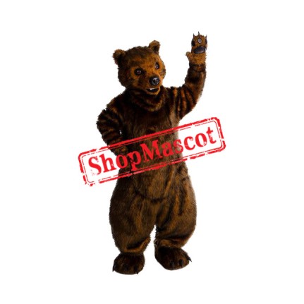 Power Fierce  Brown Bear Mascot Costume