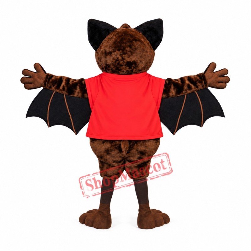 Superb Bat Mascot Costume Superb Bat Mascot Costume