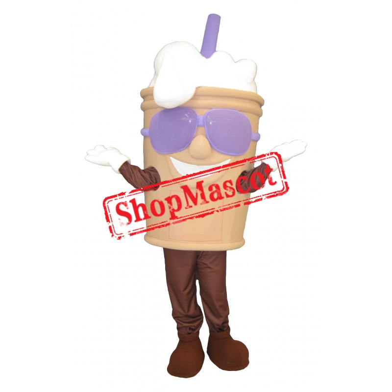 Frothy Drink Mascot Costume