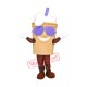 Frothy Drink Mascot Costume Frothy Drink Mascot Costume