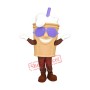 Frothy Drink Mascot Costume