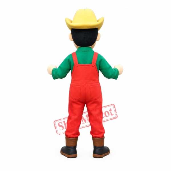 Superb Cute Cowboy Mascot Costume