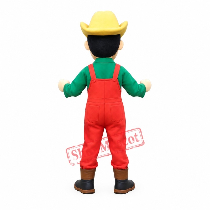 Superb Cute Cowboy Mascot Costume