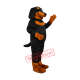 Black and Tan Dachshund Mascot Costume Black and Tan Dachshund Mascot Costume