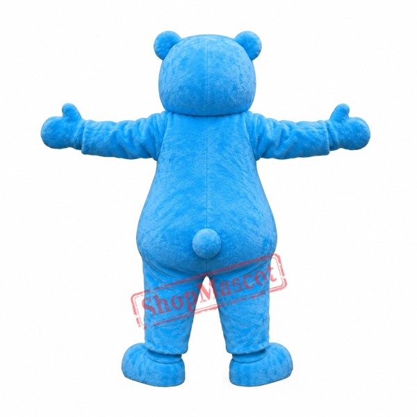 Lovely Blue & White Bear Mascot Costume Lovely Blue & White Bear Mascot Costume