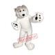 Friendly Polar Bear Mascot Costume for Adult Friendly Polar Bear Mascot Costume for Adult