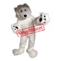 Friendly Polar Bear Mascot Costume for Adult