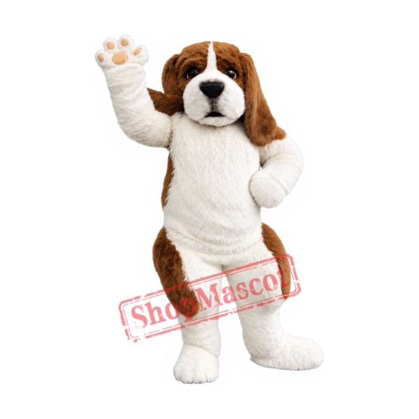 Superb Beagle Dog Mascot Costume Superb Beagle Dog Mascot Costume