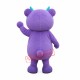 Fierce Purple Bear Mascot Costume