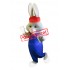 Lovely Long-eared Rabbit Mascot Costume