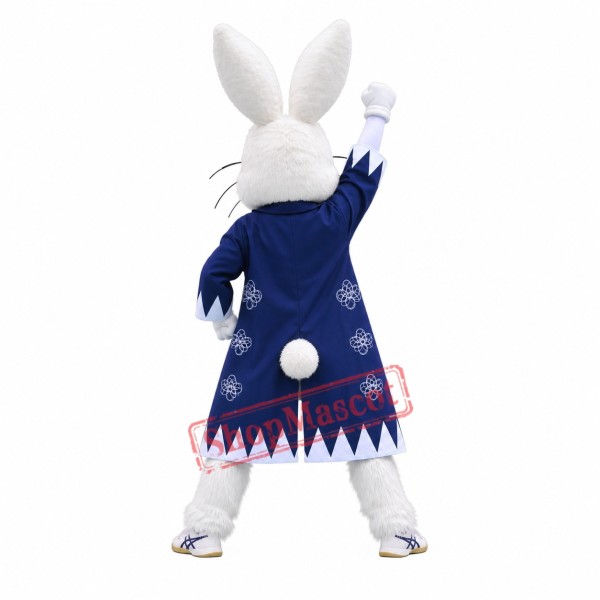 Sport White Rabbit Mascot Costume Sport White Rabbit Mascot Costume