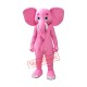 Superb Pink Elephant Mascot Costume Superb Pink Elephant Mascot Costume