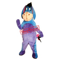 Superb Blue Donkey Mascot Costume Superb Blue Donkey Mascot Costume