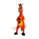 Superb Red Horse Mascot Costume Superb Red Horse Mascot Costume
