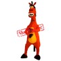 Superb Red Horse Mascot Costume