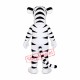 Cartoon White Tiger Mascot Costume Cartoon White Tiger Mascot Costume