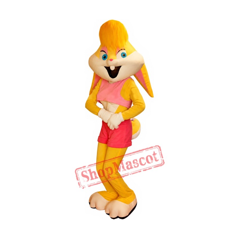 Lovely Lola Bunny Mascot Costume Lovely Lola Bunny Mascot Costume