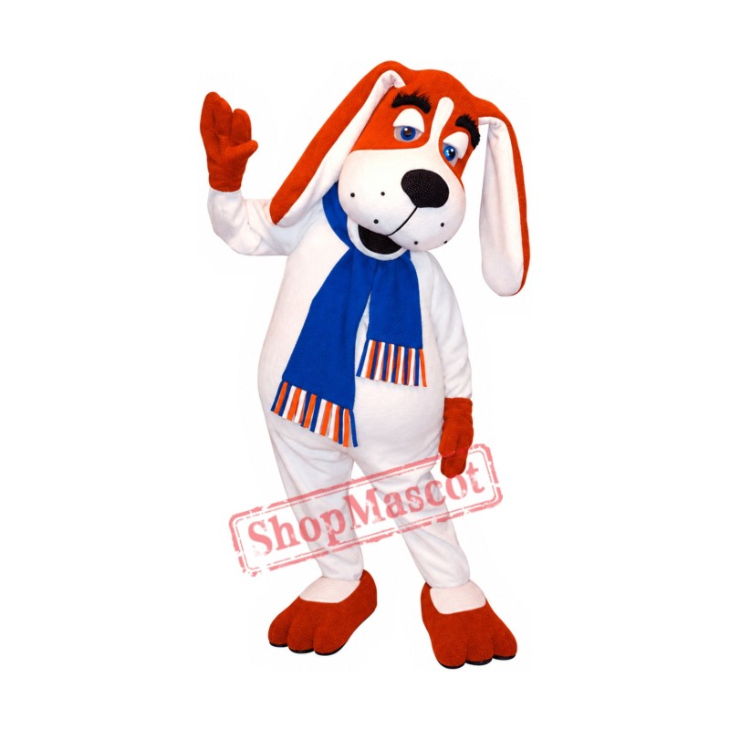 Lovely White Dog Mascot Costume for Adult Lovely White Dog Mascot Costume for Adult
