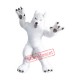 White Wild Wolf Mascot Costume White Wild Wolf Mascot Costume