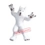 White Wild Wolf Mascot Costume
