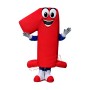 Superb Number One Mascot Costume