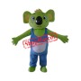 Cartoon Green Koala Mascot Costume