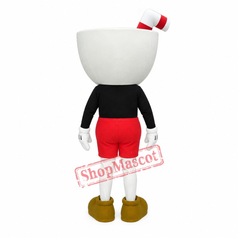 Cuphead Mascot Costume Cuphead Mascot Costume