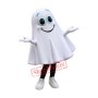 Cute Lightweight White Ghost Mascot Costume