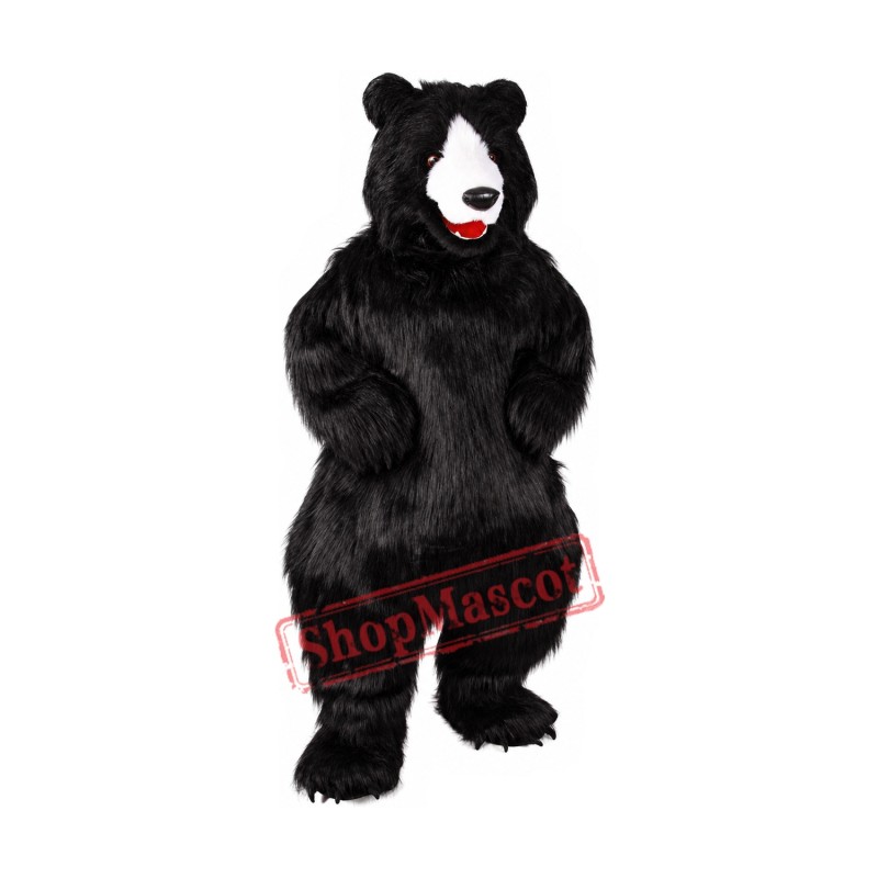Realistic Lightweight Black Bear Mascot Costume Realistic Lightweight Black Bear Mascot Costume