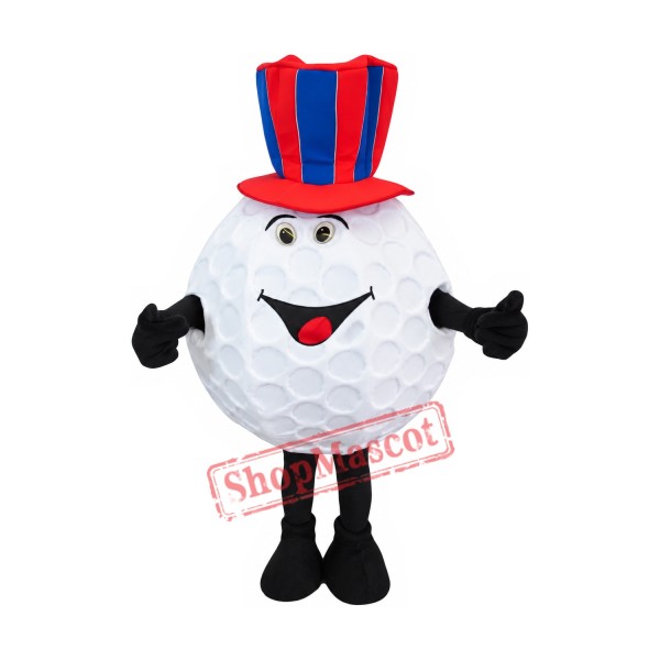 Happy Golf Mascot Costume Happy Golf Mascot Costume