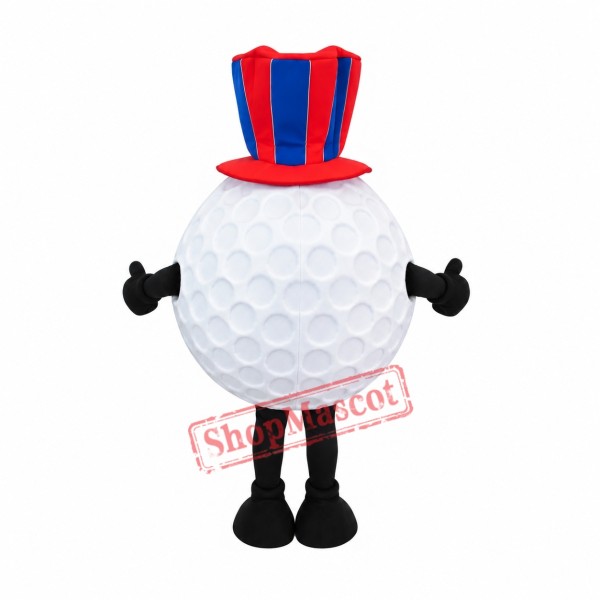 Happy Golf Mascot Costume Happy Golf Mascot Costume